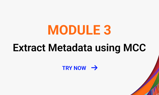 Extract Metadata using MCC
