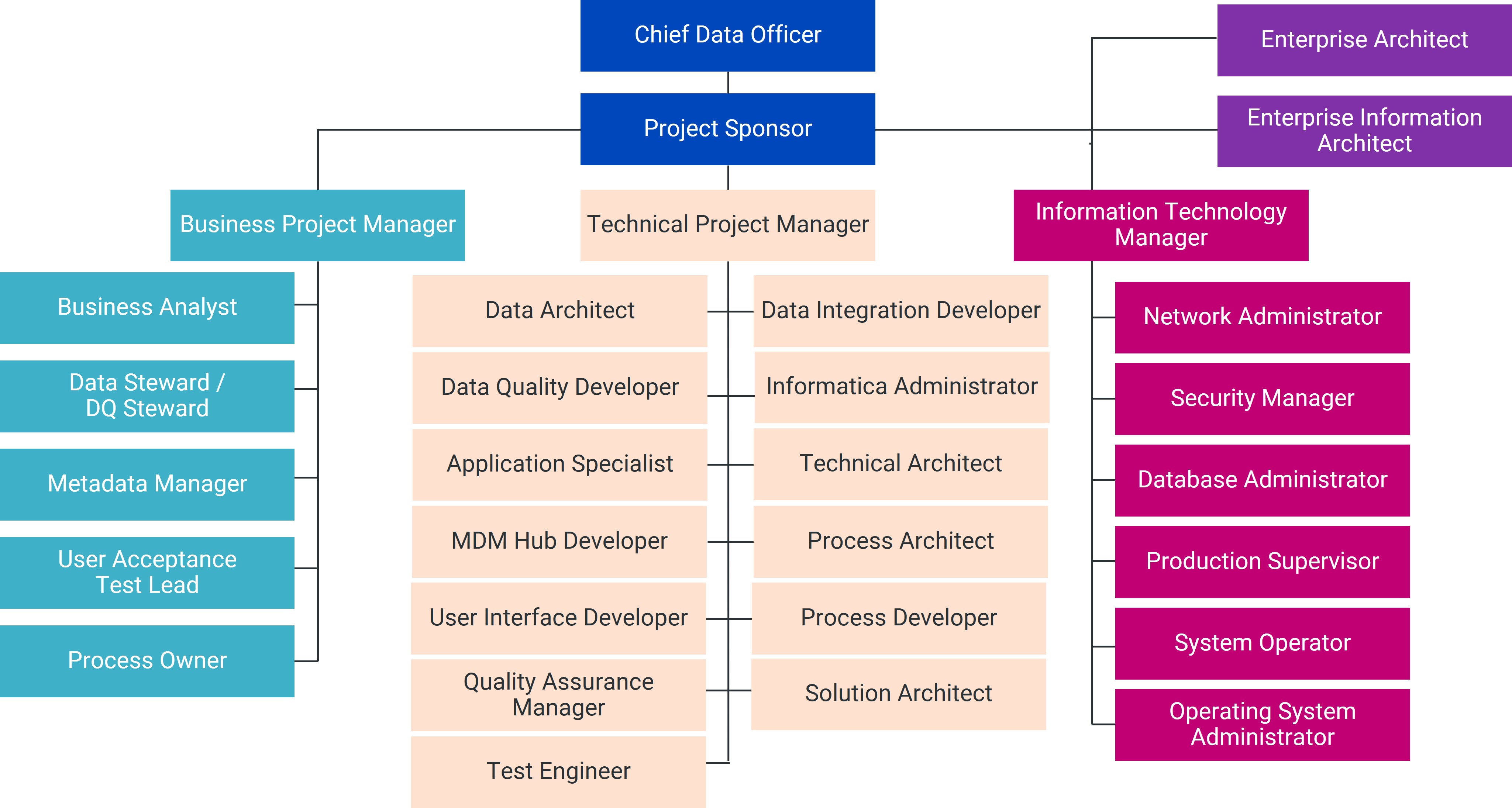 Multidomain MDM Org Chart